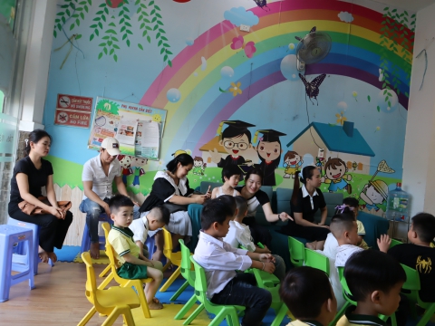 CÁC BÉ KHAI GIẢNG NĂM HỌC 2024 - 2025