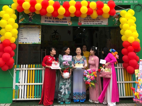 Hình ảnh các hoạt động học tập, vui chơi của cô và trò Mầm Non Tân Việt Nhật