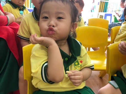 Hình ảnh các hoạt động học tập, vui chơi của cô và trò Mầm Non Tân Việt Nhật