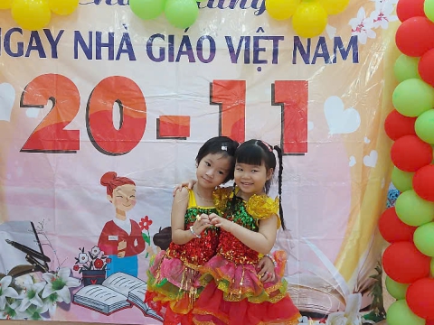 Hình ảnh các hoạt động học tập, vui chơi của cô và trò Mầm Non Tân Việt Nhật