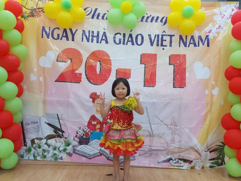 Hình ảnh các hoạt động học tập, vui chơi của cô và trò Mầm Non Tân Việt Nhật