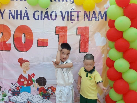 Hình ảnh các hoạt động học tập, vui chơi của cô và trò Mầm Non Tân Việt Nhật